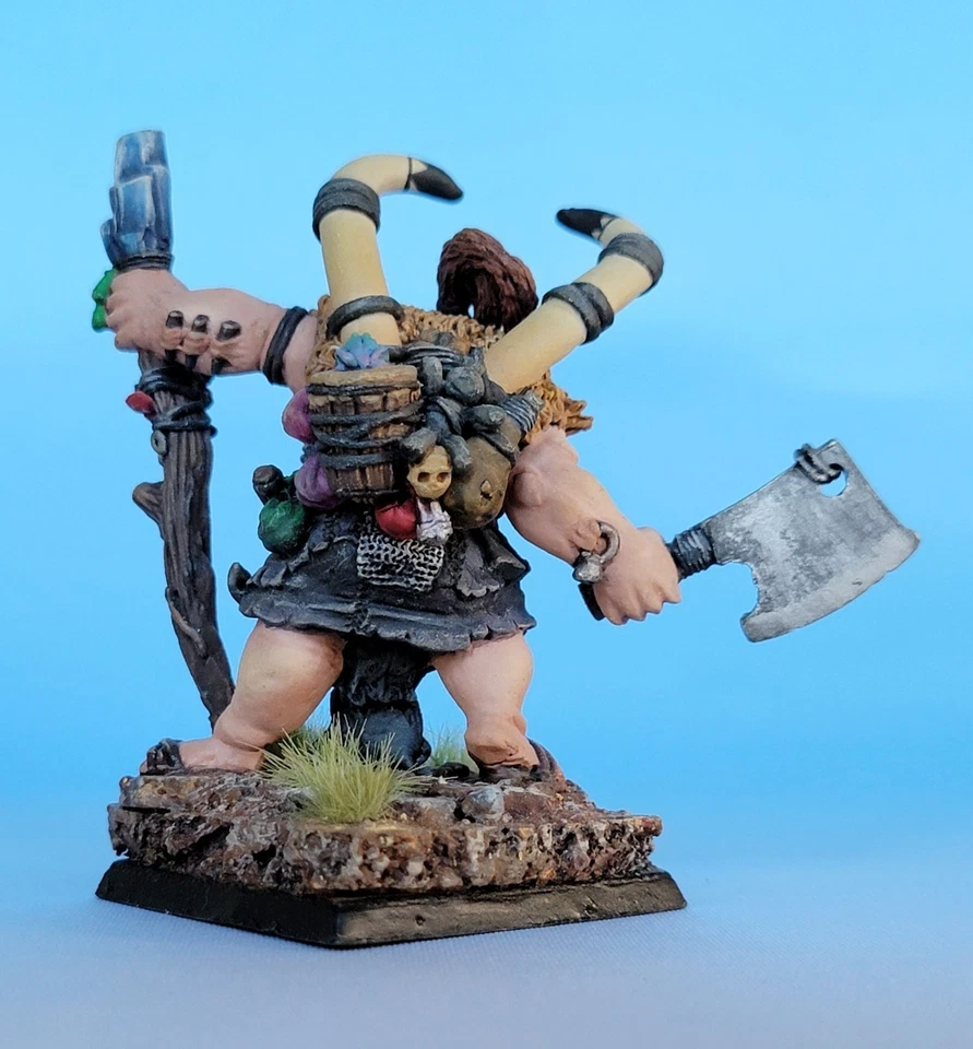 Warhammer Ogor Mawtribes Ogro Carnicero Proxy Reaper Talanka Ogre 02933 metal Foto 3 de 4