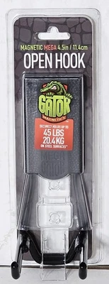 ***GATOR Magnetic Mega Open Hook (300037) 4.5" Holds 45 lbs on Steel Surfaces***