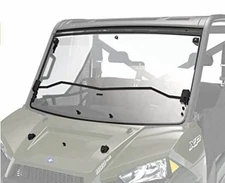 Polaris - 2881919 - Lock & Ride Pro Fit Hard Coat Poly Flip Down Windshield