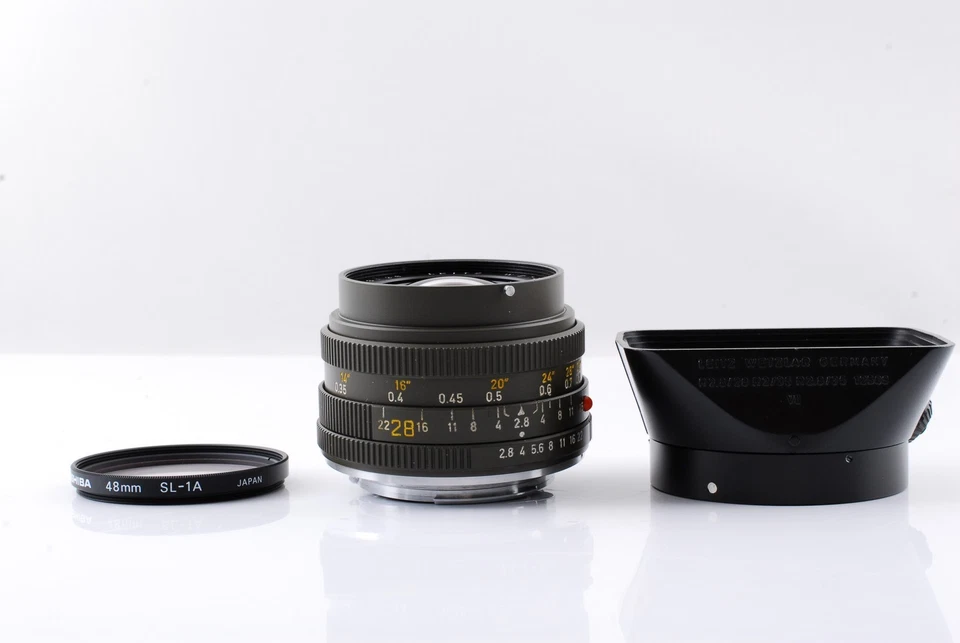 [Exc+5] Leica Leitz Elmarit R 28mm f/2.8 3Cam Safari Gran Angular MF Lente... - Imagen 4 de 4