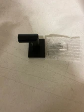 ICO Bath V62215 Volkano Crater Single Robe Hook - Matte Black