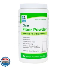 Quality Choice Clear Prebiotic Fiber Supplement Powder for Digestive Health -