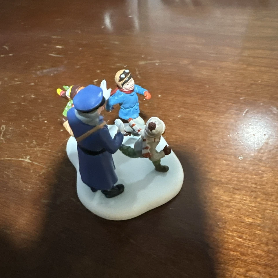 Department 56 A Christmas Story, Policeman With Boys. **Mint Condition** - Image 4 of 4
