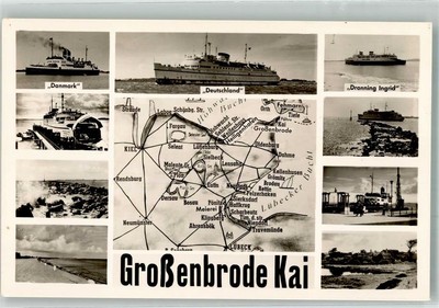 39996309 - 2443 Grossenbrode Kai Deutschland Danmark Dronning Ingrid Faehre