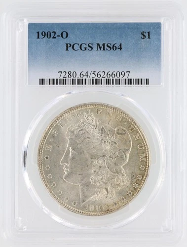 1902-O Morgan Silver Dollar PCGS MS64 S$1 New Orleans Minted No Reserve