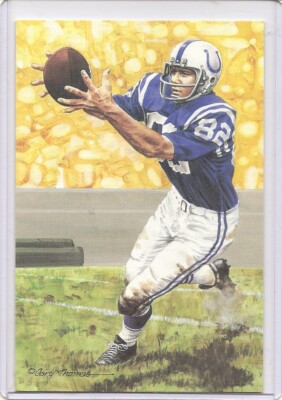 1990 Raymond Berry Goal Line Art Postcard Unsigned - Series 2 Two