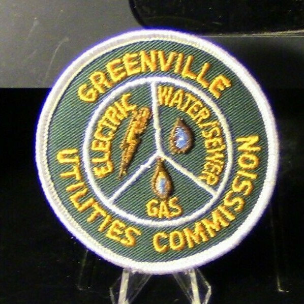 Greenville Utilities Commission (Electric/Gas/Water/Sewer) Patch eBay