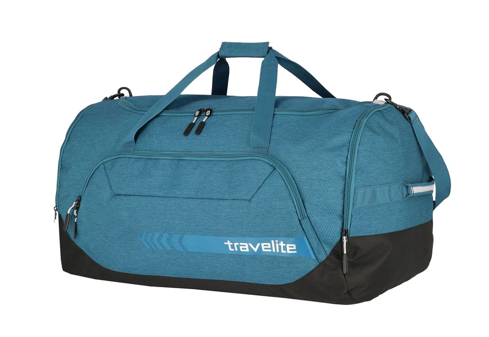 travelite Kick Off Duffle XL Reisetasche Sporttasche Tasche Türkis Schwarz Neu - Bild 2 von 3