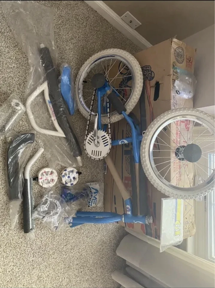 GT Performer Jr Maui Blue Junior 1986-1987 16 pulgadas nuevo nunca montado BMX NOS Foto 4 de 4