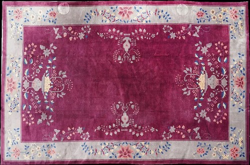 Antiker 9’ x 14’ Palastgröße Art Deco chinesischer Teppich um 1920- - Bild 3 von 10
