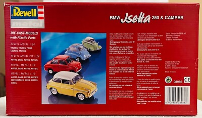 BMW Isetta 250 & Camping Trailer, By Revell, 1/18, Nice Green
