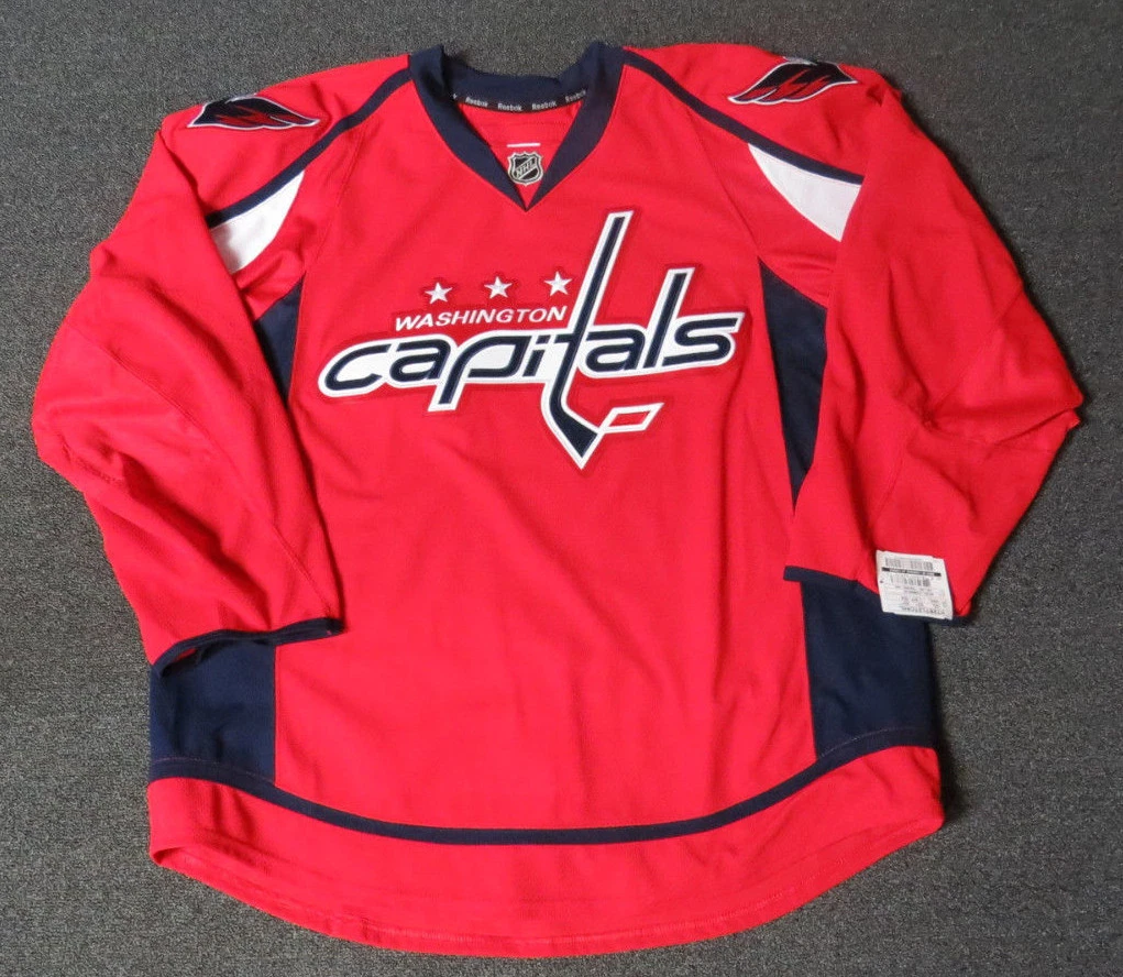 New Washington Capitals Authentic Team Issued Reebok Edge 2.0 Hockey Jersey