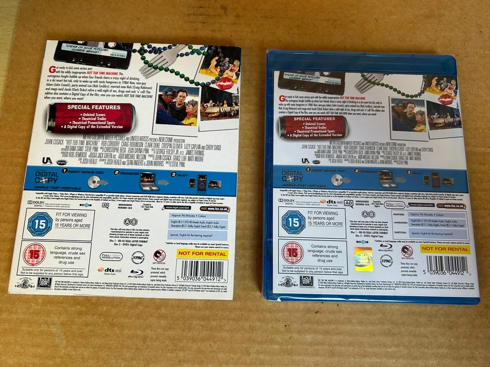 Hot Tub Time Machine UK Reg Free Blu ray New & Sealed + Slipcase - John Cusack - Image 2 of 3