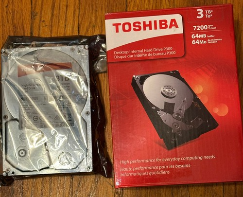 Toshiba P-300 3TB SATA 6Gb/s 7200rpm 3.5" Internal Hard Drive TESTED - Picture 3 of 4