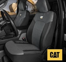 CAT MeshFlex Front Seat Covers Set Black & Gray, CASC-2284-GR