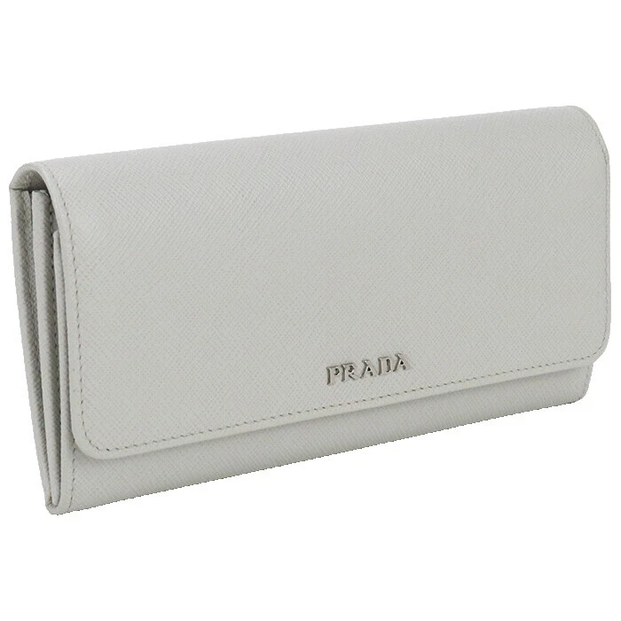 PRADA 皮革白色女式钱包