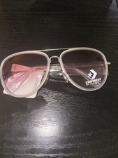 Converse Round Rose Gold Fashion Metal Sunglass, Pink Gradient Lens H100