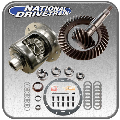 GM 8.6 10 Bolt 4.10 Ring & Pinion Kit with Posi & Bearings-image