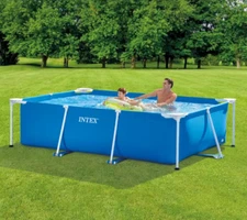 Intex 8.5 ft. x 5.3 ft. x 2.13 ft. Rectangular Frame Above Ground Swimming Pool