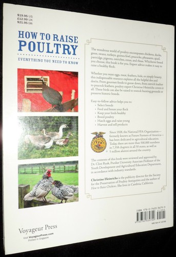 How to Raise POULTRY / Christine Heinrichs | B/New PB, 2009 - Picture 3 of 5