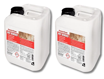 2 TOGLI RUGGINE 4 LT ACIDO FOSFATANTE TRATTAMENTO SERBATOIO PER MOTO POWER TANK