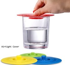 Silicone Cup Mug Tin Lids;Drink Cover;Anti-dust Airtight Seal Mug/Glass Cover 