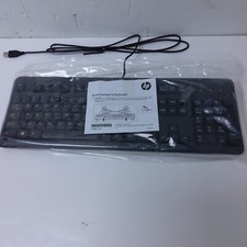 LOT OF 10 HP KB57211 Full Size Keyboard Black 672647