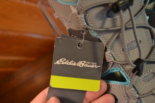 EDDIE BAUER WOMEN'S MARY GREY BUMP TOE SANDAL COLOR: GREY JADE SIZE 6 NEW W Tags - Picture 5 of 9