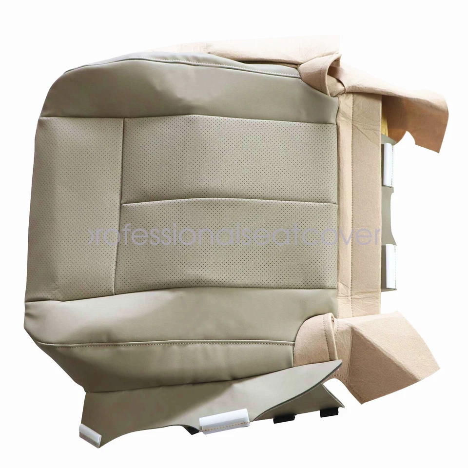 Кожаный чехол на сиденье водителя снизу Camel желтовато-коричневый для 2007-2014 Ford Expedition - Изображение 4 из 4