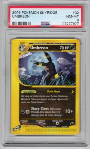 2003 Pokemon Skyridge Umbreon #32 - PSA 8 NM-MT