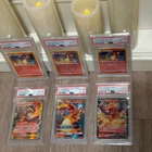PSA 10 Pokémon Charizard Vivid Voltage/ Evolutions / Hidden Fates Bundled Set!