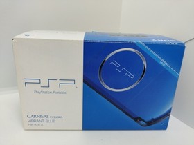 PSP-3000 SONY PSP Playstation Portable Console Marine Blue RARE COLOR W/Charger