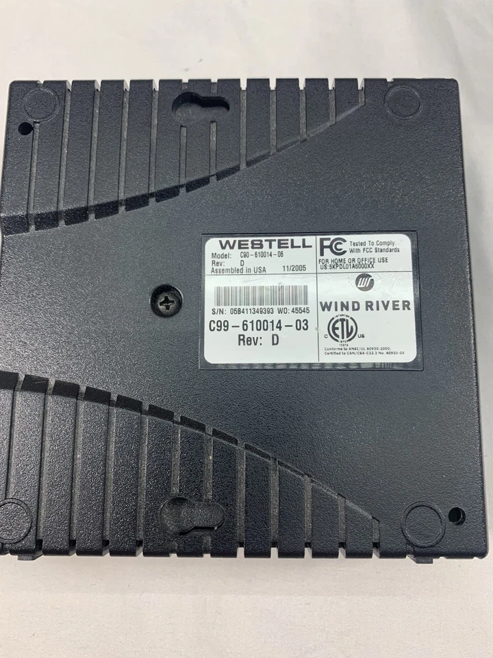 WESTELL MODEL 6100 ROUTER WITH ADAPTER - Image 2 of 3