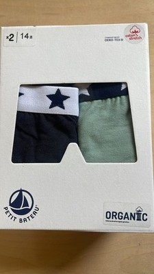 Petit Bateau - Boxershorts - 2er Set - Mehrfarbig -  NEU OVP - 14 Jahre 164 cm