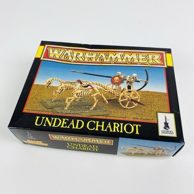 Warhammer Undead Chariot Figuren Streitwagen Untote Boxed GW Citadel Inkomplett
