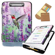 Clipboard with Storage,Clip Boards 8.5x11 with Storage High Capacity Nursing ...