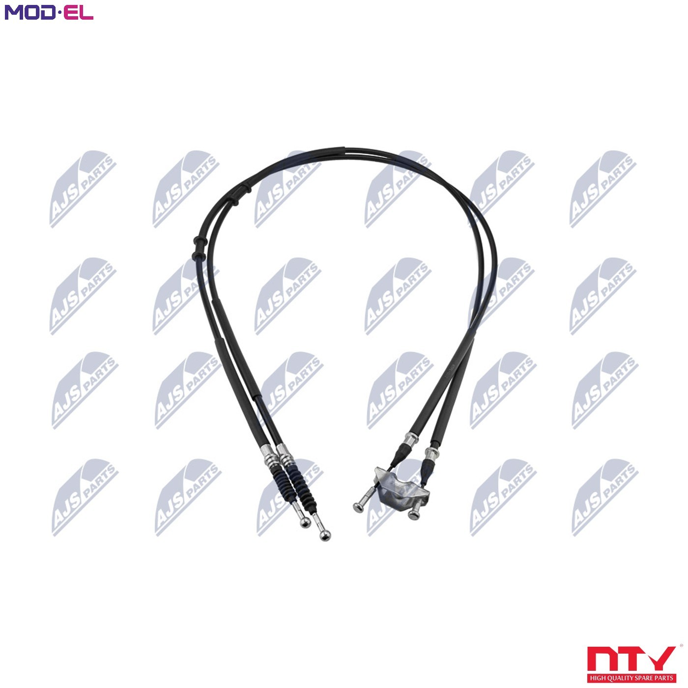 Handbrake cable Rear HLR-PL-002 NTY for OPEL ZAFIRA B Box Body/MPV - Image 12