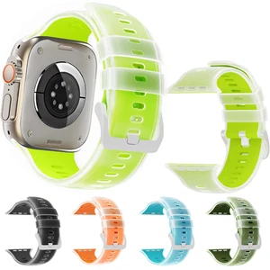 Silicone Band Strap for Apple Watch Ultra/SE/11/10/9/8/7/6/5 Sport 44/45/46/49mm
