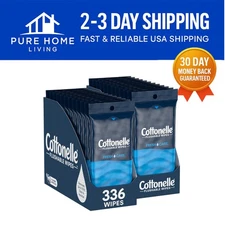 Travel-Friendly 336 Count Fresh Care Flushable Wet Wipes - Eco-Conscious Clean