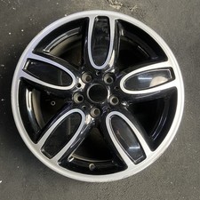 Mini Cooper Machined Black Original Wheel 18x7 2016-2023 Alloy Factory Rim 86240