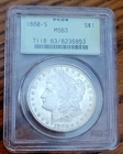 1880-S Morgan Silver Dollar PCGS MS63