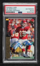 PSA/DNA 1995 Box Set Joe Montana #28 PSA/DNA Authentic Card & Auto HOF 0q9g