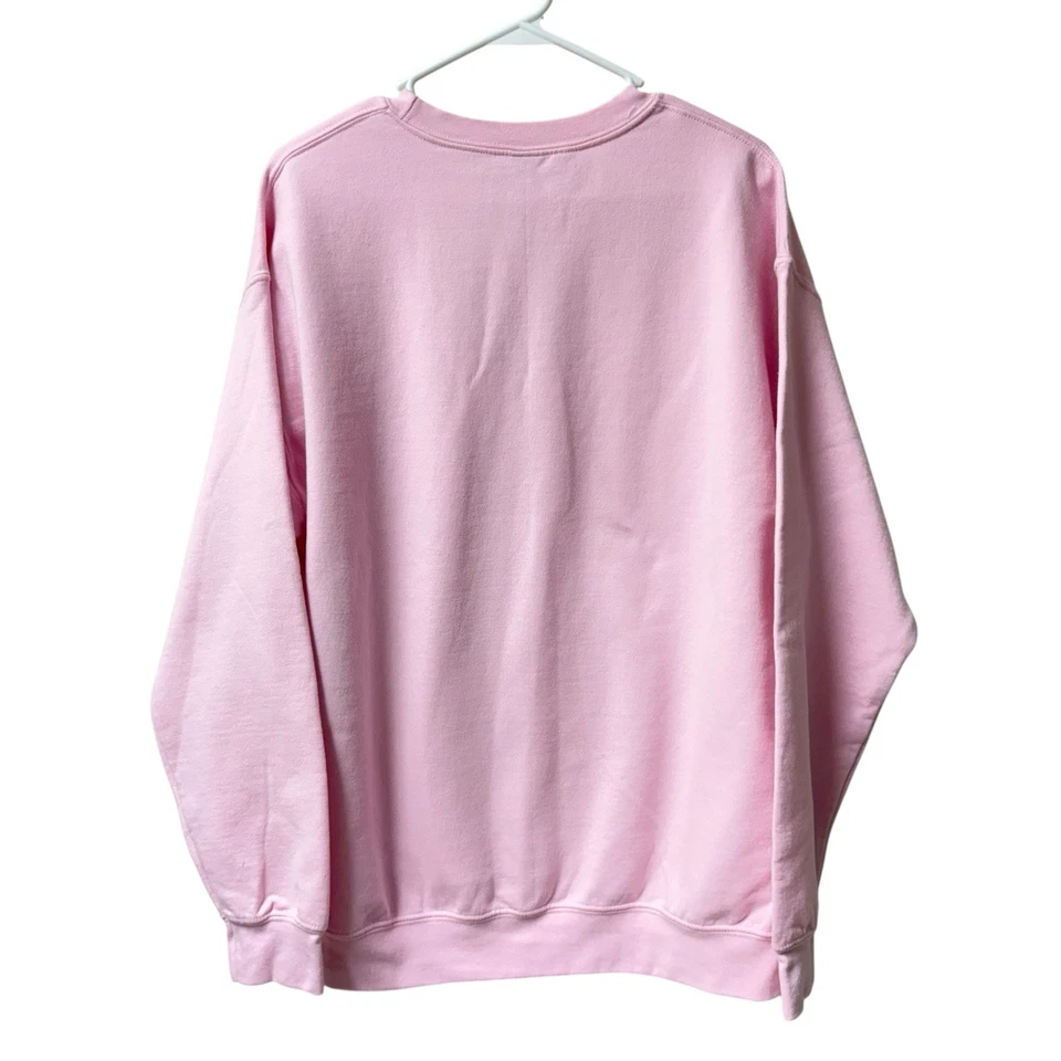 Gildan Heavy Blend Long Sleeve Round Neck Pink I Need Diet Coke Sweatshirt L New - Image 2 of 4