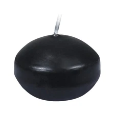 1 3/4 Inch Black Floating Candles 