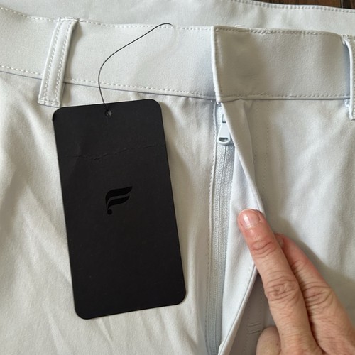 NWT Fabletics The Only Pants Classic Fit Mens Athleisure Grey Casual Golf 30x32 - Picture 3 of 8