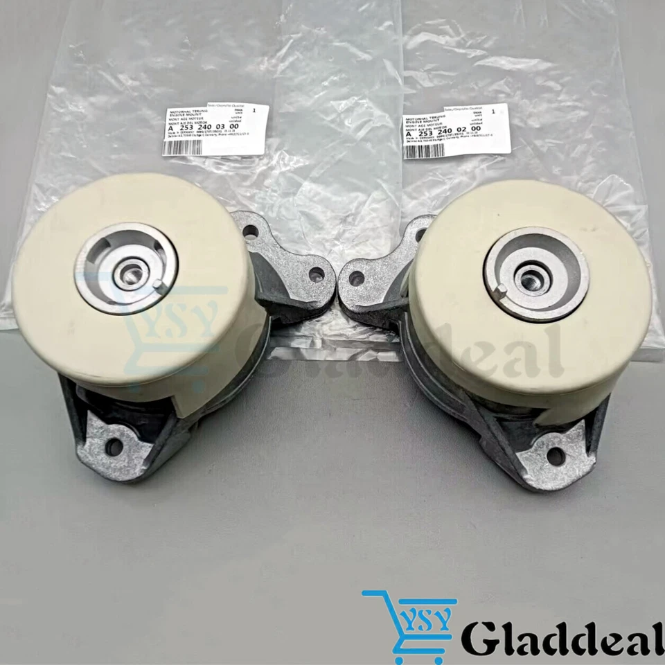 Par de montaje de motor izquierdo y derecho para Mercedes-Benz C300 2015-2018 2,0 L AWD Foto 4 de 4