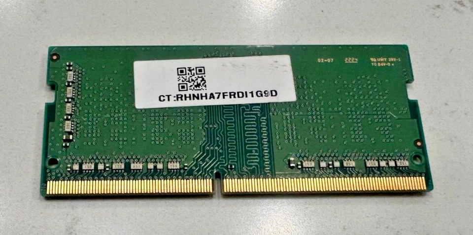 4GB 3200MHz DDR4 SODIMM 260Pin 1RX16 Laptop Memory PC4-3200AA-SC0-11 - Image 2 of 2