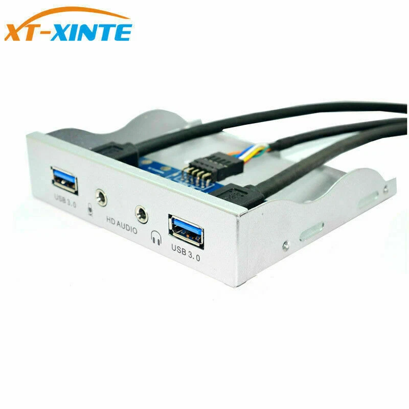 19Pin to USB 3.0 2Ports USB3.0 PC Front Panel Bracket with Cable for Desktop New - Bild 4 von 4