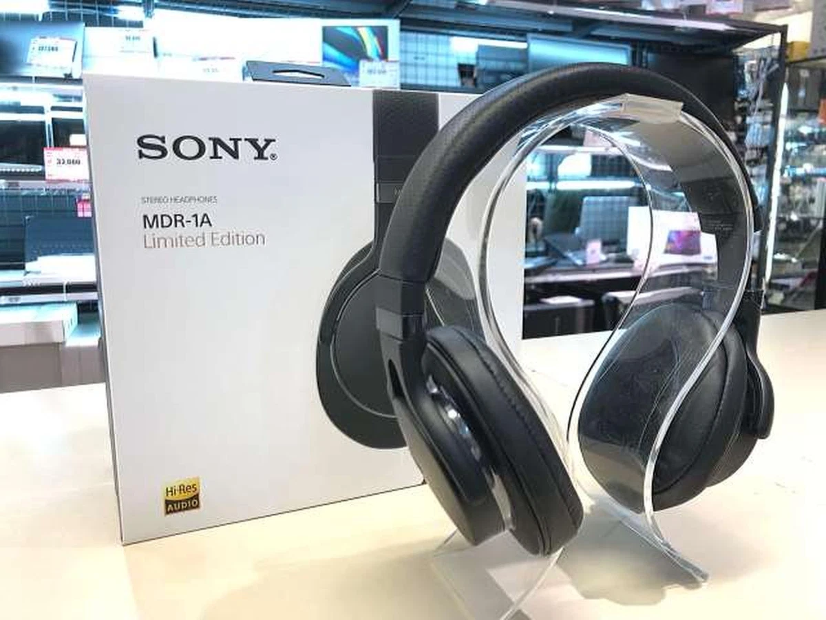 SONY MDR1A Premium Hi-Res Stereo Headphones Wired L-shaped 3.5mm