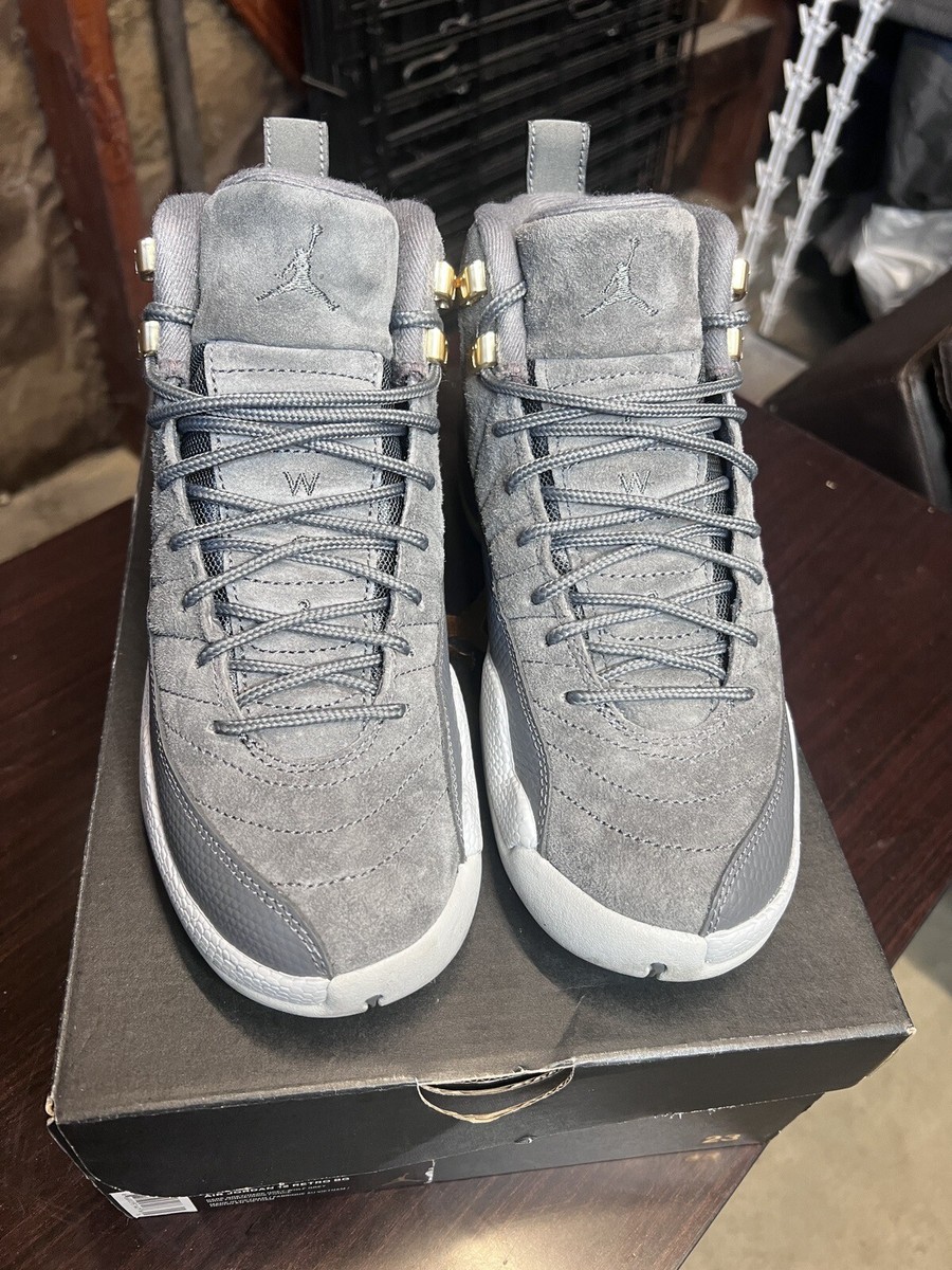 Air Jordan 12 Retro Suede Dark Grey 2017 Size 5y | eBay